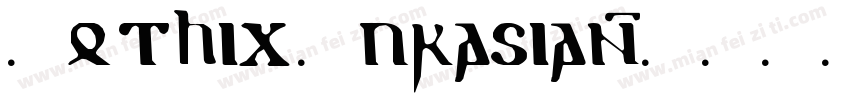 Gothic Eurasian字体转换